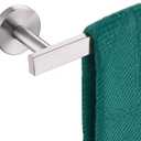 20 Inch Bathroom Towel Bar Bath Towel Rack Kitchen Towel Holder Towel Shelf Wall Mounted SUS304 Stainless Steel 2 Pack Matte Black AN4001MB-L20-P2