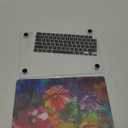 for MacBook Air 15 inch Case 2023 2024 2025 Release A3241 M4 A3114 M3 A2941 M2 with Liquid Retina Display & Touch ID, Hard Shell with Screen Protector & Webcam Cover, Multicolored Flowers