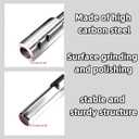 10" Forstner Drill Bit Extension Kit, 3/8" Round Shank Extension Rod, Adds 8.74" Drilling Depth for Woodworking Furniture & Wood Drilling