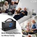 Wireless TV Speakers for Seniors, Hard of Hearing, Elderly - Up to 50ft Range, 20H Playtime, Bluetooth Audio Amplifier with Headphone Jack for Smart/Older TVs, Bedroom & Multi-Room Use