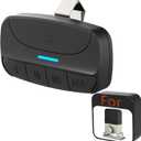 Bltezeit Visor Clip Remote Control for ME-MJ Sliding Gate Openers, 4-Button 433.92MHz Transmitter with Rolling Code for Vehicles, Wireless Door Access Control System Hardware Accessory 1pc