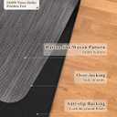 Soimeat Office Chair Mat for Hardwood Floor, 46.9" x 60.1" Non-Slip Desk Computer Chair Mat, PVC Floor Mat for Rolling Chair, Heavy Duty Wood/Tile Floor Protector Desk Rug for Home, Dark Grey, 47" x 60"