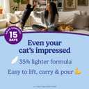 Fresh Step Advanced Odor Shield Light Weight Multi Cat Clumping Litter with Febreze, Low Dust, Odor Control with Ammonia Block Technology, Compatible in Automatic Litter Boxes, 23 lb. (2 x 11.5 lb)