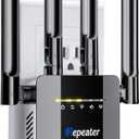 WiFi Extender Signal Booster, Longest Range up to 12k+sq. ft and 68+ Devices, Internet Booster for Home, Wireless Internet Repeater and Signal Amplifier, 6X Faster Access Point