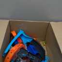 Hot Wheels City Track Set with 1 Toy Car, Race Through a Giant Loop to Defeat a Big Dinosaur, T-Rex Loop Stunt and Race Playset