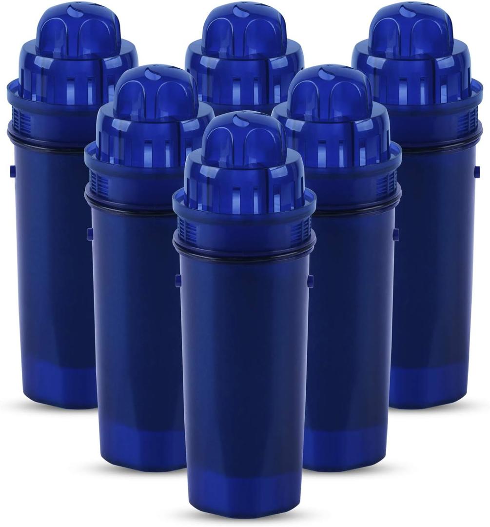 Pitcher Water Filter Replacement with Pur CRF950Z, CRF-950Z, DS-1800Z, PPT700W, CR-1100C, PPT711W, CR-6000C, PPT710W, PPF900Z, Compatible with more PUR Pitchers Dispensers, 6PACK