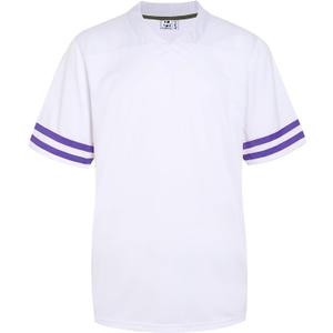 Adult Men's Blank Football Jerseys Athletic Football Fans Shirts Practice Sports Uniform Tops, XL