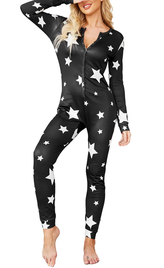 Ekouaer One Piece Thermal Romper, Size S