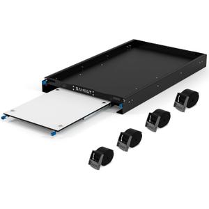 Fridge Slide with Chopping Board, Inner 39.2 x 22.4in, Vehicle Refrigerator Slider with 4 Buckle Straps, Max 287 LBS, 3rd Gen