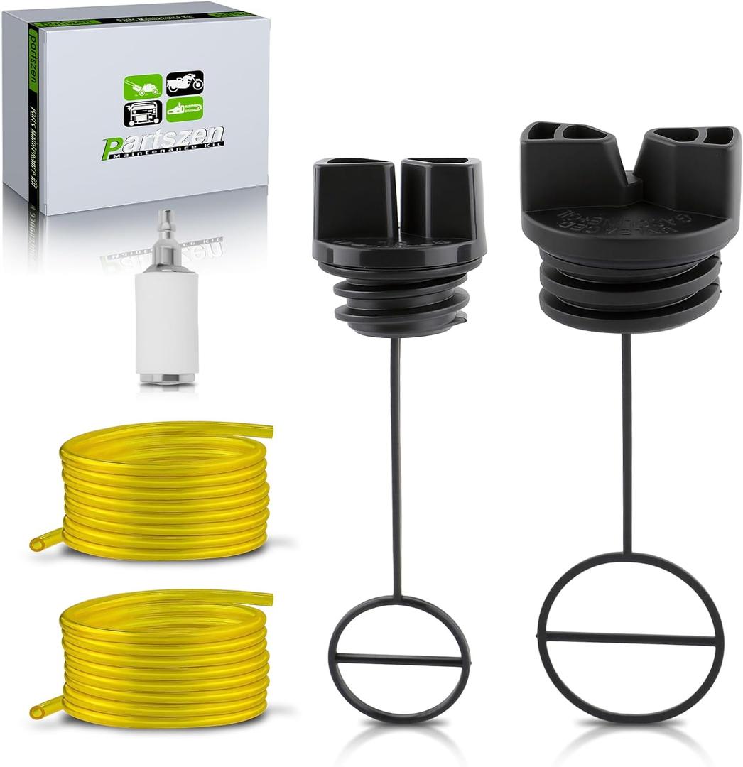 577858501 Gas Oil Fuel Cap Set For Poulan Craftman Chainsaw Fit for Poulan 1900 1950 1975 2050 2055 2075 2150# 580940901 530057236 530047164 530047192 530010846 530019143