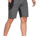 STICKON Mens Shorts Casual Summer Shorts with Pockets (Gray, XXL)