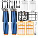 Replacement for Shark AV2501AE RV2502AE AV2501S AV2511AE RV2610WA RV2610WD AV2610WA RV2820AE AI Robot Vacuum，Accessories Kit Includes Master Brush, Master Filter, Strainer, Foam Filter, Side Brush