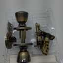 Lewis Hyman Inc 1734601 Atlas Tulip Style Door Knob and Single Cylinder Deadbolt Combo, Polished Brass