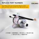 E11007 Electric Fuel Pump 12V Compatible with Onan Cummins Generator 4KW Microlite MicroQuiet 4000 4KW RV, Replacement for Airtex E11007 A029F889 149-2311 149-2311-02 149-2311-01 149231101