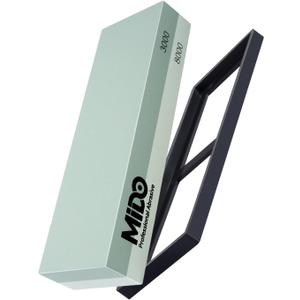 Knife Sharpening Stone 2 Side Grit 3000/8000 Whetstone knife Sharpener Stone with Non-Slip Rubber Base, Kitchen, Hunting, Pocket Knives and Blades