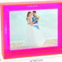 11x14 Acrylic Picture Frame for Wall and Tabletop Neon Floating Photo Frame with Decorative Bright Color, Neon Pink