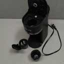 Horavie Small Single Serve Coffee Maker for K Cup and Grounds, Fast Brew One Cup Coffee Machine with One Button, 6 to 12 oz. Brew Sizes, Perfect for Home and Travel, Black (9.45 Inches)