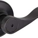 Design House 778902 Springdale Privacy Bed and Bath Door Lever Matte Black