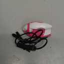 Honoson Mini Craft Iron Mini Heat Press Small Iron 3.93 x 2.36 x 2.76 in Portable Handy Tiny Flatiron with Charging Base Accessory for Fuse Bead Patch DIY Heat Transfer Vinyl(Pink)