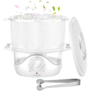 TASALON Mini Hot Towel Warmer for SPA, Esthetician Supplies Towel Heater for Stones and Towels, Towel Warmers for Bathroom, Barber, at Home Salon, Baby Towel Steamer for Facials and Body, White