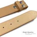 Belts.com Square or Oval Antique Buckle Casual Jean Suede Leather Belt 1-1/2"(38mm) or 1"(25mm) Wide, 44