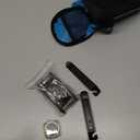 Mountain Bike Repair Tool Kit 16 in 1 Bicycle Tyre Repair Tools Portable Cycling Equipment for Outdoor Enthusiasts and Beginners Steel Plastic 12x8.5cm