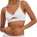 Organic Basics Women's Soft Touch Triangle Bralette (White)