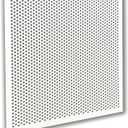 2'x2' White Plastic Perforated Tile with 3/8" Holes (2-Pack)