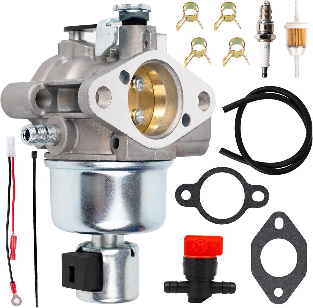 BlueStars L110 CV15S Carburetor Kit - For John Deere L110 LT160 LT155 Lawn Mower with 15hp 17.5hp Kohler CV15 CV460 SV600 CV16S SV540 SV530 SV590 Husqvarna YTH21K46 YTH20K46 LTH130 YTA1842 YTH20F42T