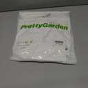 PRETTYGARDEN Womens 2025 Summer Casual Short Sleeve Dresses A Line Bow Tie Front Babydoll Loose Cute Mini Dress with Pockets (White,Medium) (White, M)