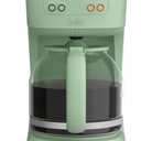bella 12 Cup Programmable Coffee Marker, Reusable Dishwasher Safe Accessories, Easy LCD diaply, Auto Shutoff, 900 watt, Seaglass