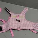 Cat Harness and Leash for Walking Escape Proof, Adjustable Cat Vest Harness, Padded Stylish Cat Walking Jackets, Pink Plaid, Extra Large (XL  11LBS)