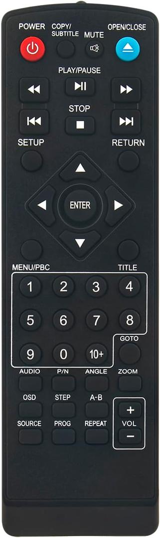 Beyution Replacement Remote Control fit for Impecca DVHP9109 DVHP-9117 DVHP-9109 DVHP9117 DVD Player