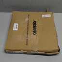 KASARO Peel and Stick Marble Tiles, Self-Adhesive Aluminum Wall Tile Stick on Bathroom, Fireplace, RV, Marble Beige with Vintage Golden Embellished Stripes, 10-Sheet