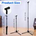 Xuhal 2 Pack Microphone Tripod Stand,Mic Slot