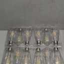 Edison Bulbs 60 watt Equivalent LED, E26 LED Bulb Non-Dimmable, 4000K Daylight White, ST58 Vintage Light Bulbs, 90+ CRI, 6W 600LM, E26 Medium Base, Clear Glass, 12 Pack