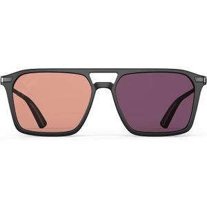 Goiteia FL-Rose Migraine Glasses Photosensitivity Glasses, Indoor & Outdoor Glasses for light Sensitivity/Photophobia,UV 400 Protection,Spring Hinges for Better Comfort