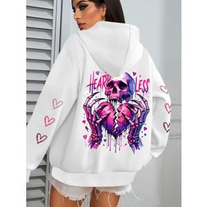 Plus Size Women's Hoodies Long Sleeve Sweatshirts Drawstring Pullover Tops with Pocket Casual Loose Blouses Tunic 3XL