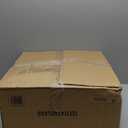 Canarm Jenner 3-Light Semi-Flush Mount Ceiling Light, 15-Inch Matte Black and Gold Finish with Ribbed Glass, Contemporary Lighting for Living Room, Bedroom or Dining Room