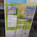 Intex Steel Frame Above Ground Swimming Pool Entry/Exit Ladder for 48" High Wall Pools, 300 Pound Capacity, Accessory Only, Pool Not Included