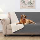 fuguitex Waterproof Dog Bed Cover Couch Cover for Pet Anti-Slip Cat Mat Pet Pad Blanket for Sofa Chair Recliner Bed Furniture Protrctor (50x80 Inch (Pack of 1), Dark Grey)