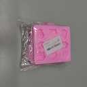 3 x 1 Pcs Mini Rainbow Bouquet Cake Decoration Silicone Mold, Cloud Lollipop Chocolate Fondant Mold, For Birthday Theme Party Dessert Decoration Candy Biscuit Chewing Gum Making Resin Pendant Clay