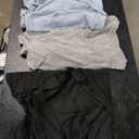 Rnxrbb Small Summer Nursing Tops for Breastfeeding T Shirts Short Sleeve Postpartum Clothes Sets 3 Pack (XS, Blue, Grey, Black)