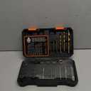 REXBETI 26-Piece Bolt Extractor Screw Extractor Set and Cobalt Drill Bit Set, Case with 13-Piece Bolt Extractor, 6-Piece HSS Drill Bit, 6-Piece Spiral Screw Extractor and 1-Piece Socket Adapter