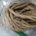 Vintage Rope Twisted Electrical Wire Hemp Rope Woven Textile Wire Twisted Cable Braided Retro Pendant Light Cord 2 * 0.75mm 25m