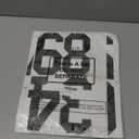 TaoBary 8 Sheets Mailbox Numbers Stickers Waterproof Vinyl Number Stickers Self Adhesive 0-9 Vinyl Decals for Car/Home/Residence(6 Inch, Black)