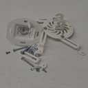 WALI Projector Ceiling Mount, Universal Low Profile Projector Mount with Retractable Arms and Multiple Adjustment Function (PM-002-W), White