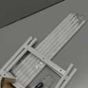 KANAV 2Tier Expandable Shoe Rack, Heavy Duty Adjustable Metal Shoe Organizer for Closet & Entryway, Freestanding, ToolFree Assembly, White