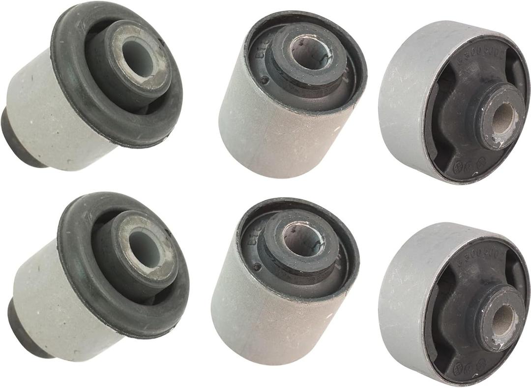 TRQ Front Lower Control Arm Inner & Outer Bushing Kit Set of 6 for Accord TL TSX