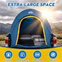 Pickup Truck Tent for Camping 5.5-5.8FT Bed, PU2000mm Waterproof Truck Bed Tent with Rainfly, Comfortable and Roomy Pickup Bed Tent for 2 Person Car Camping, Full Size Short Bed